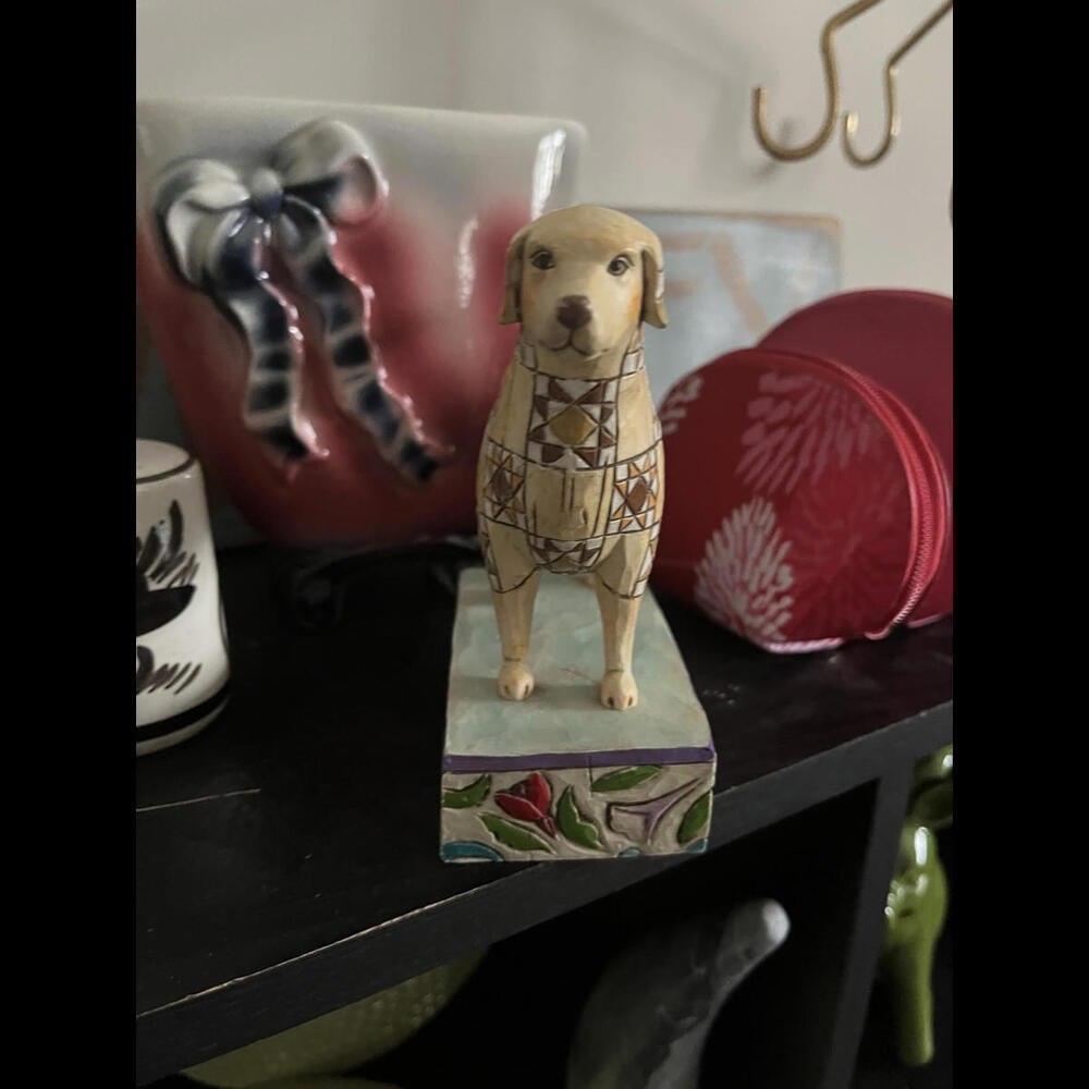 Jim Shore Heartwood Creek 4004860 Ingot Golden Lab Retriever Dog 2005